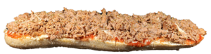 Pizza Baguette mit Thunfisch