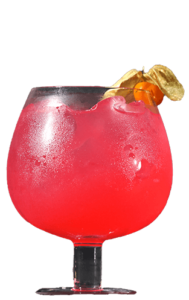 Alkoholfreier Cocktail namens Pinky