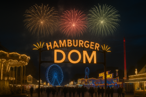 Hamburger Dom Feuerwerk 2025