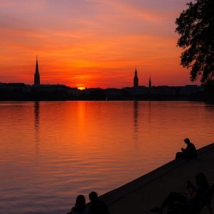 sonnenuntergang aslter